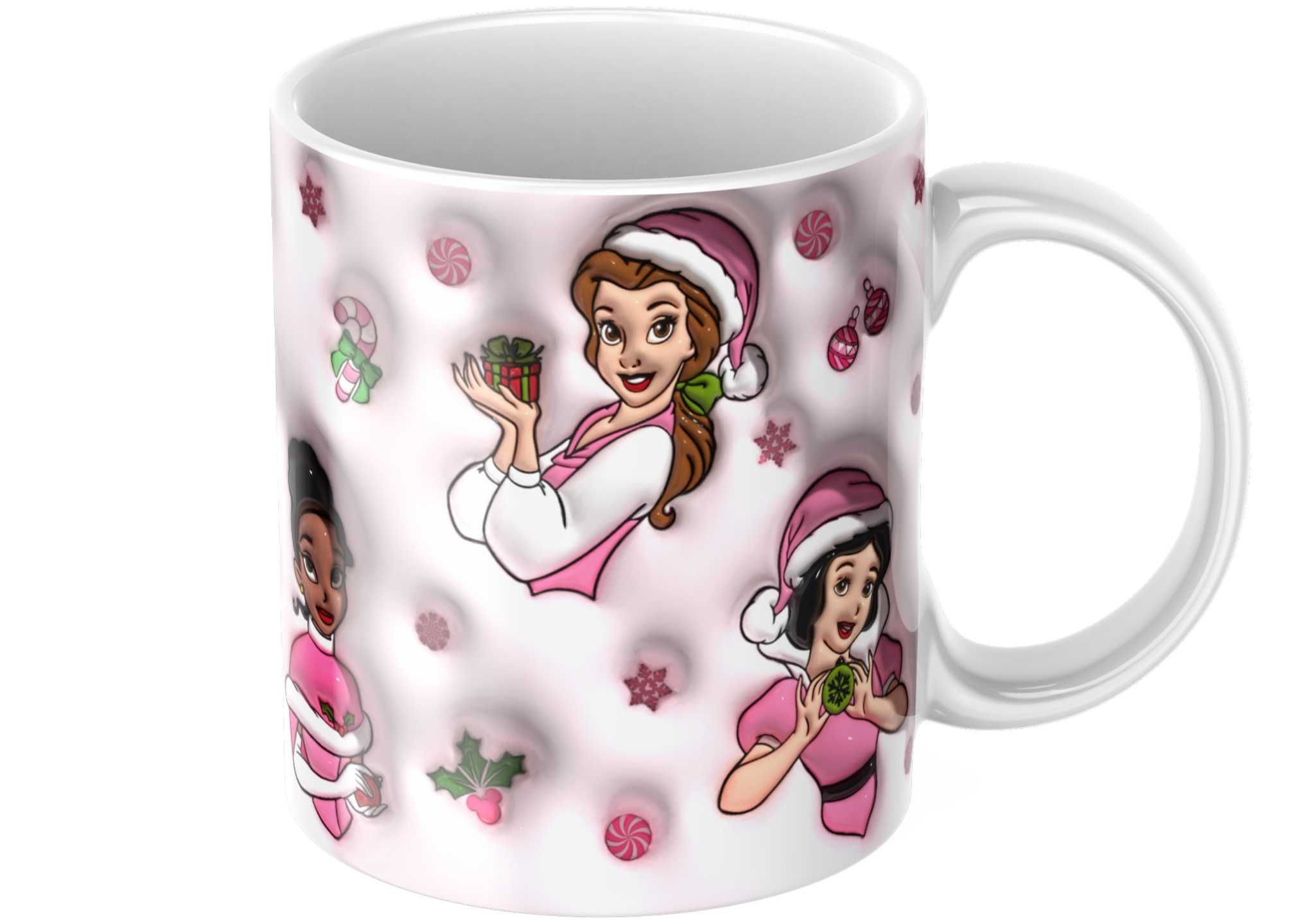 Świąteczny Kubek 3D Disney - Idealny Na Prezent - NOWOŚĆ - UPOMINEK