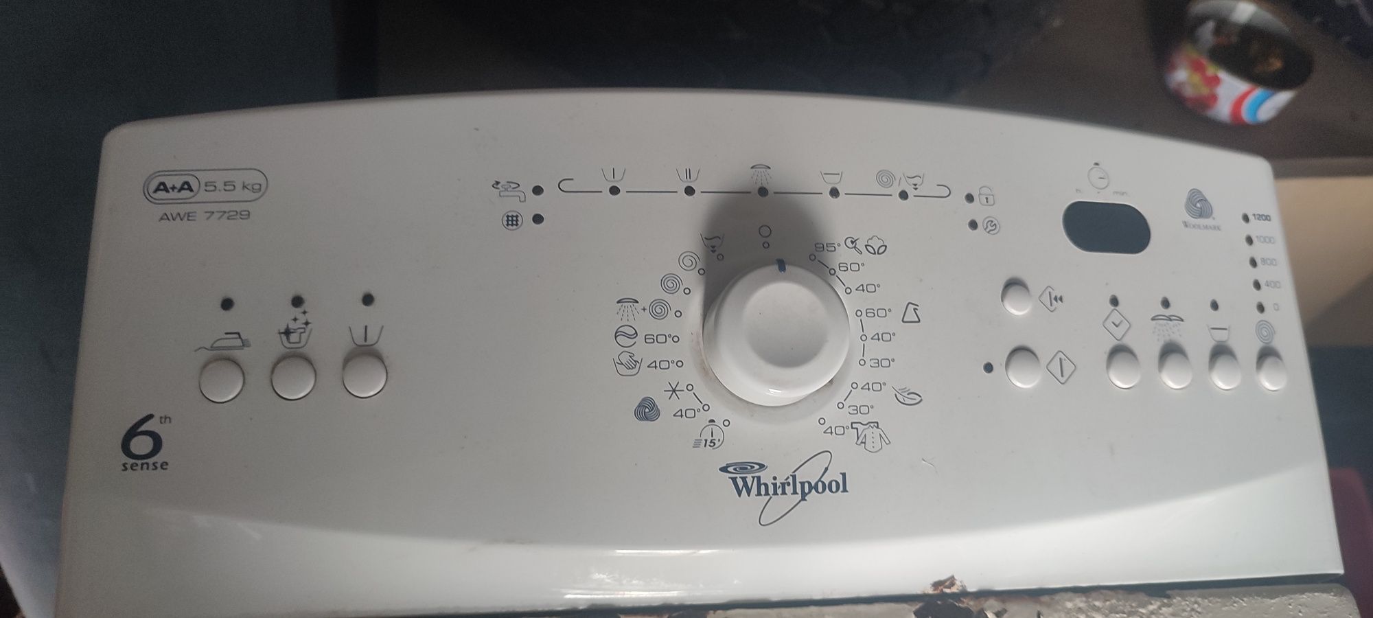 Cała na części Pralka Whirlpool AWE 7729