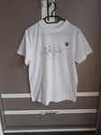 Biała koszulka t-shirt z krótkim rękawem napis Polska S/M unisex