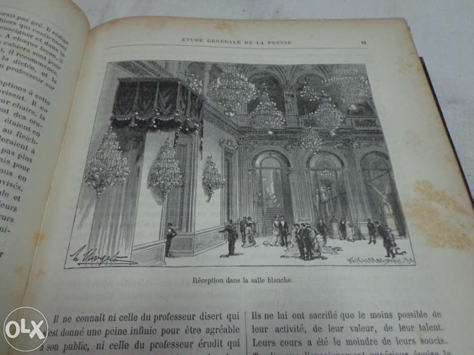 Enciclopédia " L`Allemagne illustrée" 6 volumes ano 1888