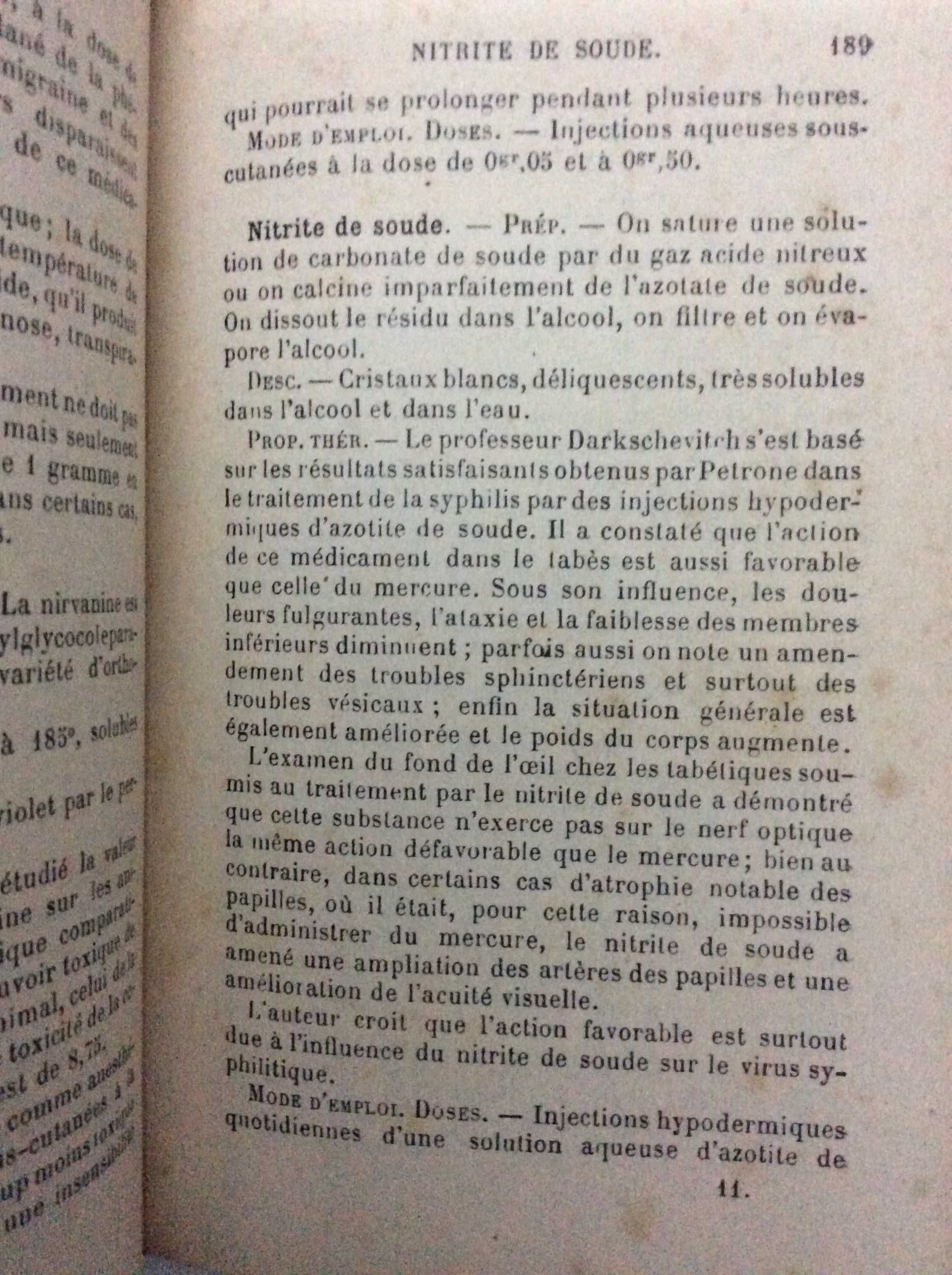 Formulaire des médicaments nouveaux. Por H. Becquillon-Limousin,1904