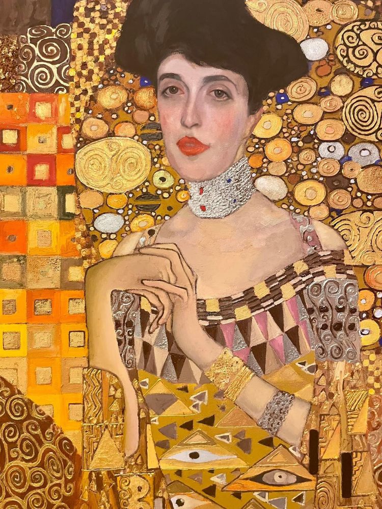 Gustaw Klimt Portret Adeli Bloch Bauer, Dama w złocie
