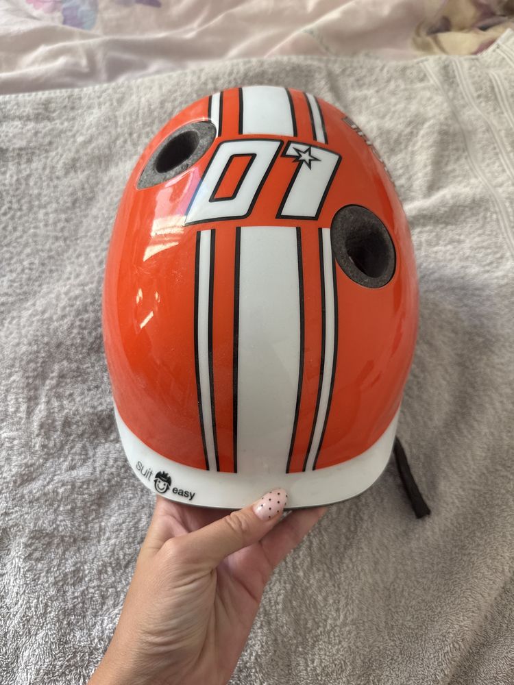 Kask rowerowy 53-56cm dzieciecy decathlon