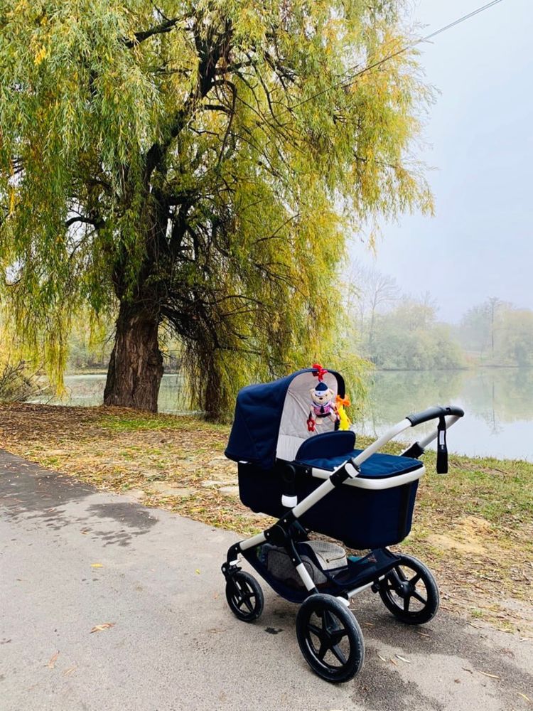 Bugaboo fox, 2 в 1 + каптур, футмуф та матрасик
