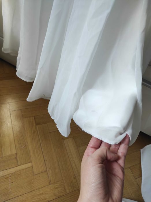 Suknia Ślubna GALA EVA z odpinanymi rękawami, rozm 36 + 3 GRATISY !