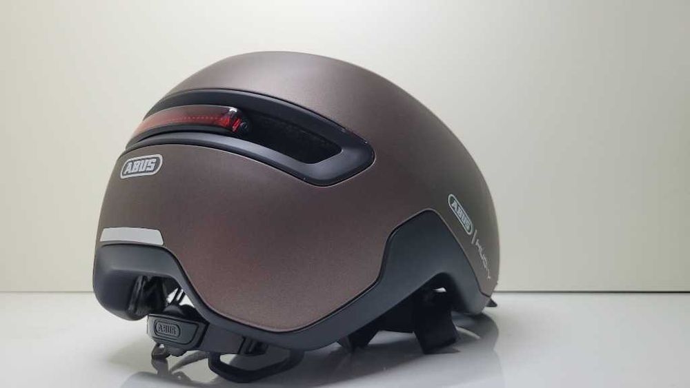 Kask roweorwy ABUS URBAN HUD-Y rozmiar L 57-61cm Lampka LED