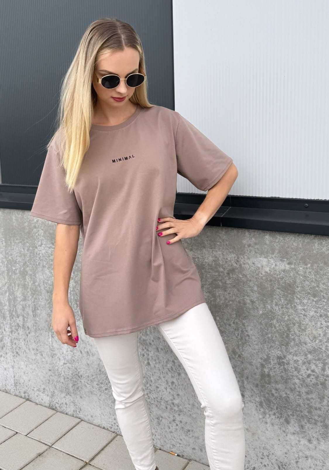 T-SHIRT damski MINIMAL Fango Oversize Uniwersalny Wys.24h
