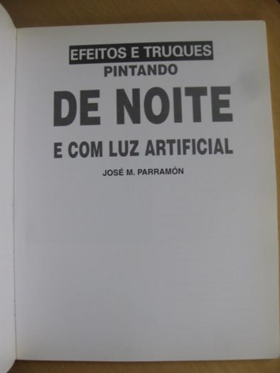 Pintado de Noite com luz artificial de José M. Parramón