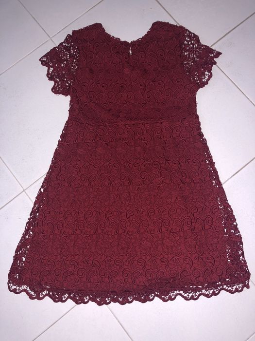 Vestido renda da zara
