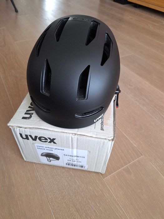NOWY Kask ochronny Uvex urban planet czarny 54-58