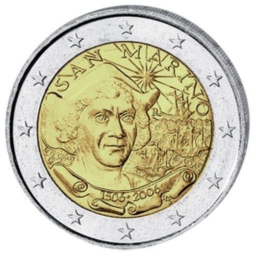 Moeda de 2€ S.Marino 2006 – CRISTOVÃO COLOMBO