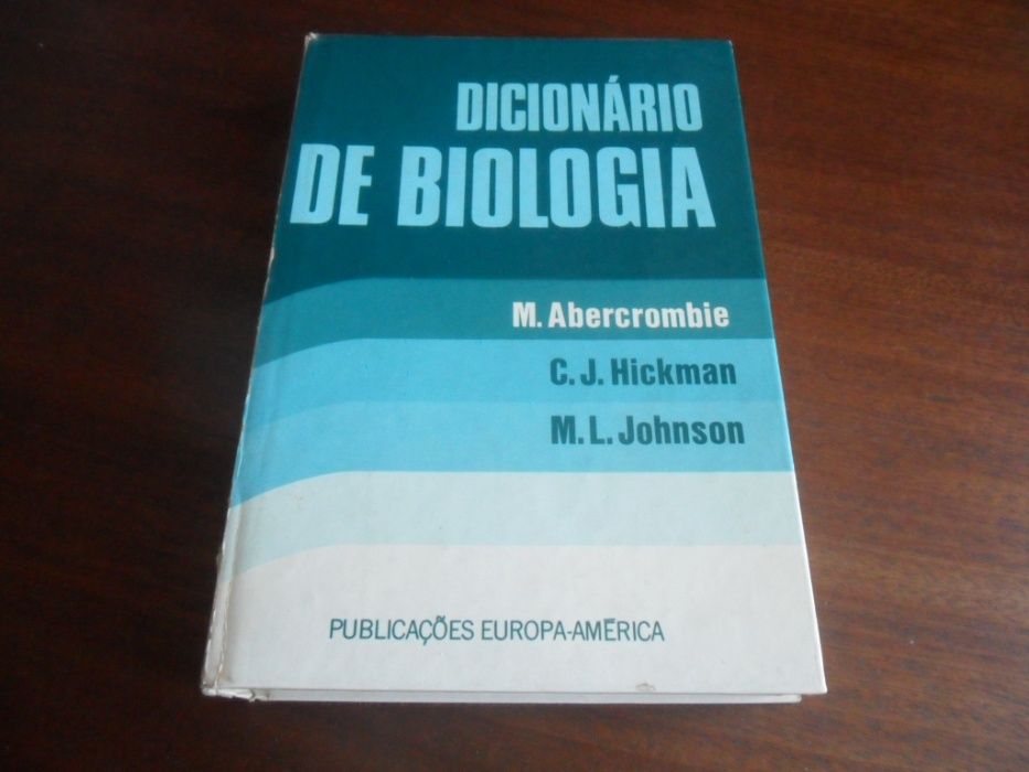 "Dicionário de Biologia" de M. Abercrombie, C. J. Hickman, E. M. L. J