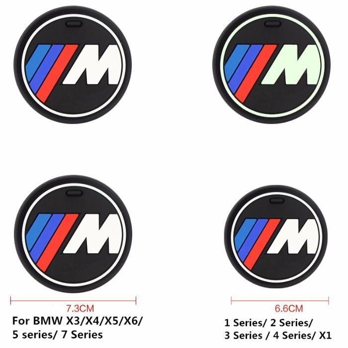 Коврики в подстаканники BMW M E53 E70 E90 F01 F10 F15 F20 F25 F30 БМВ