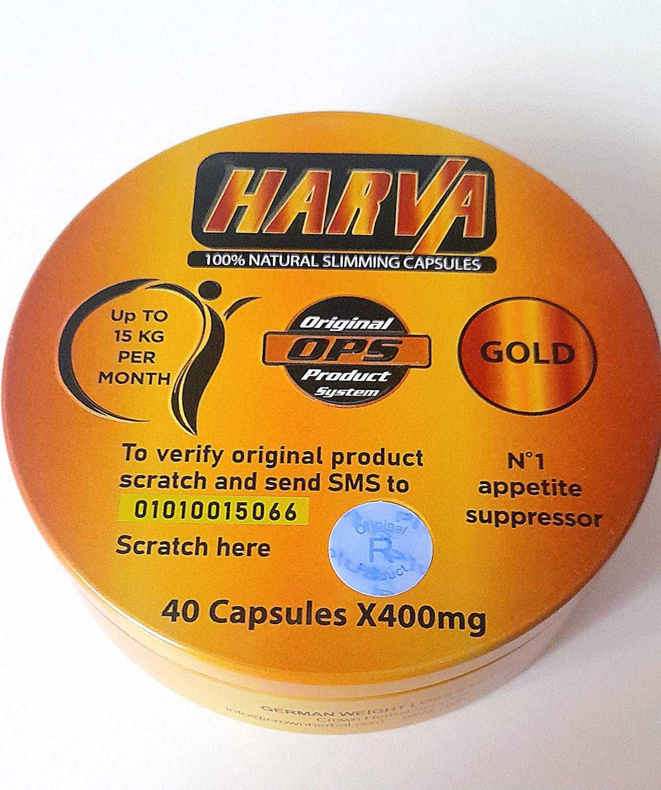 Harva Gold оригинальные капсулы для похудения Харва Голд (40 капсул)