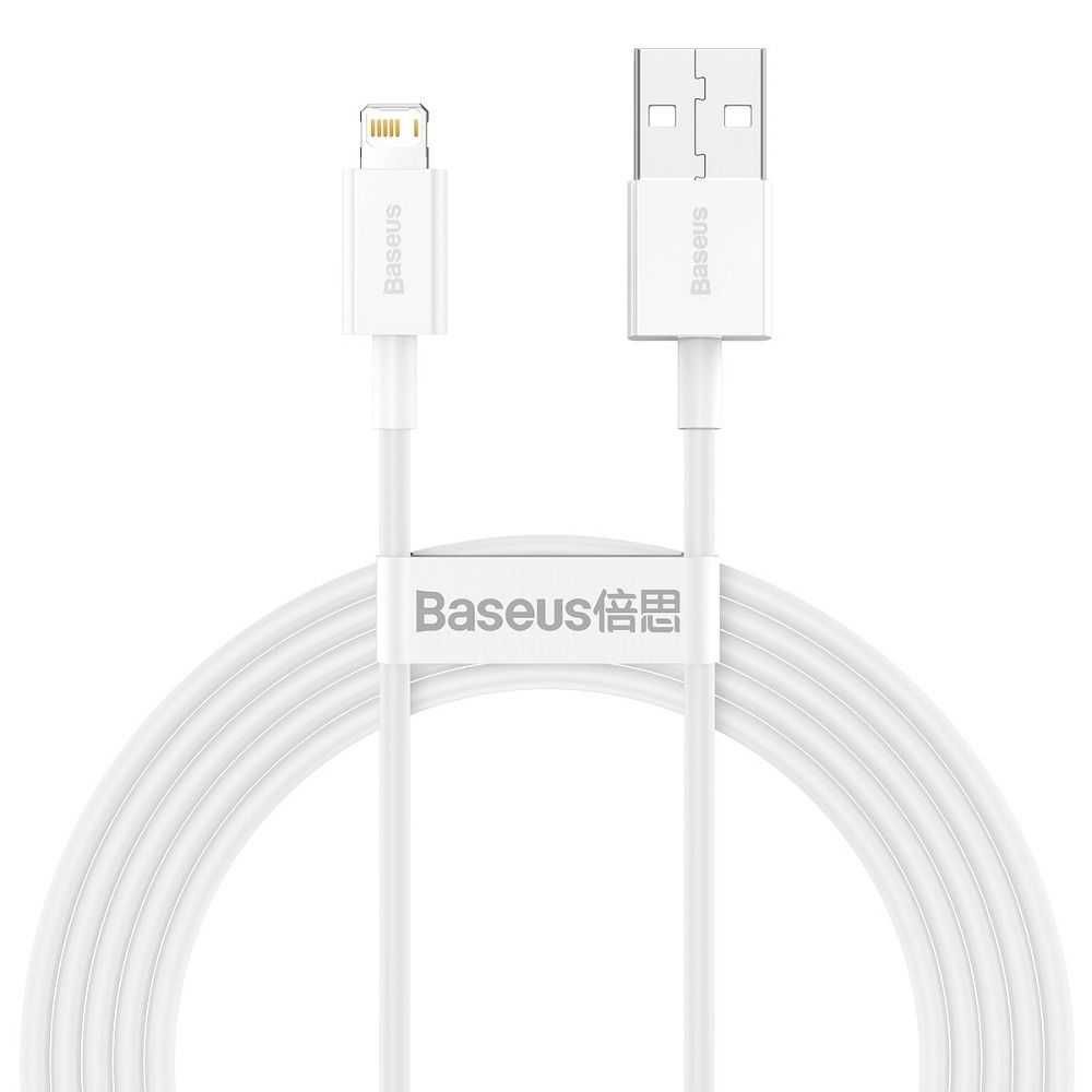 BASEUS kabel USB A do Lightning 2,4A Superior CALYS-C02 2 m biały
