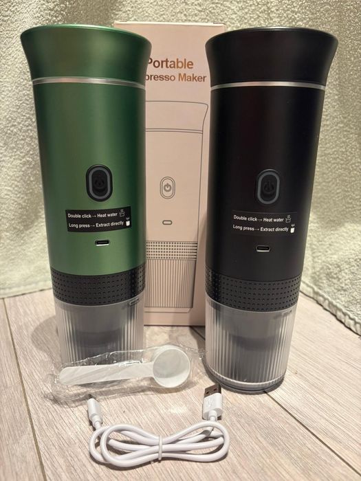 Przenośna Kawiarka 3-w-1 – Kapsułki & Kawa Mielona – Nowa