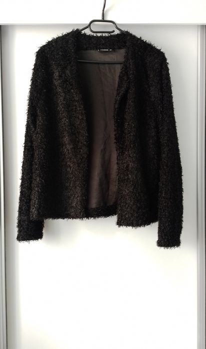 Włochaty kardigan sweter damski Joanna rozm.L