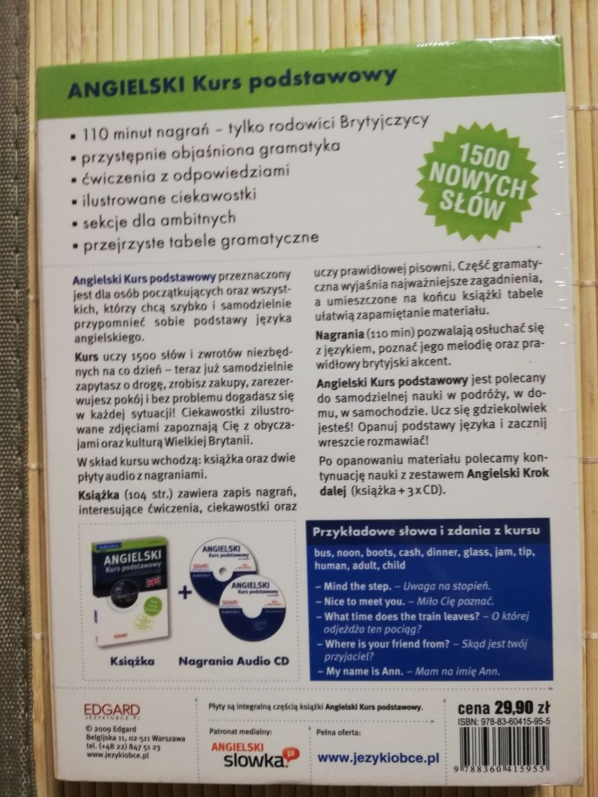 Angielski. Kurs podstawowy / intensywny kurs. ZESTAW