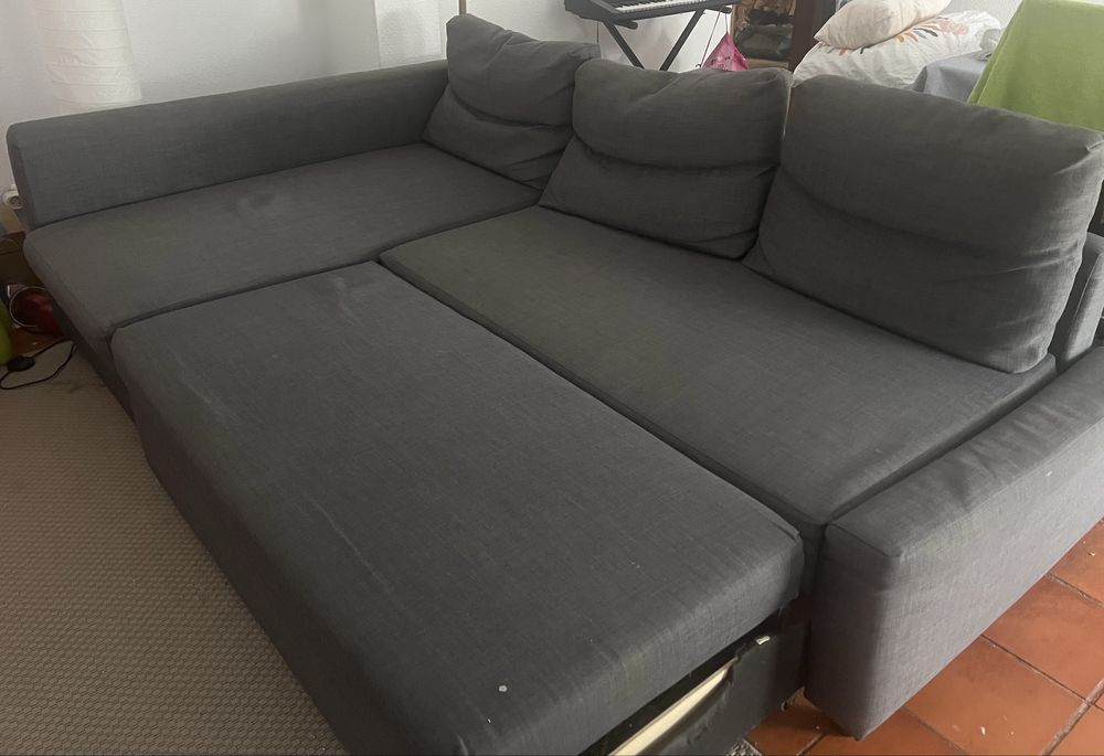 Sofá 3 lugares c/chaise longue