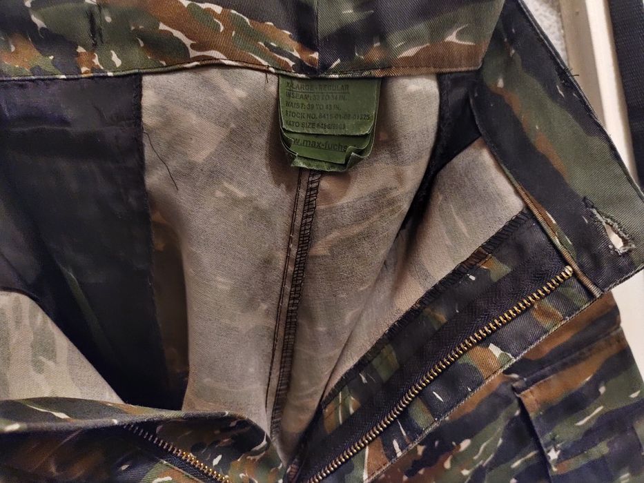 Spodnie BDU, Tiger stripes, rozmiar L, MFH, zapraszam!