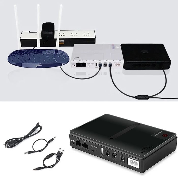 Джерело безперебійного живлення для роутера.