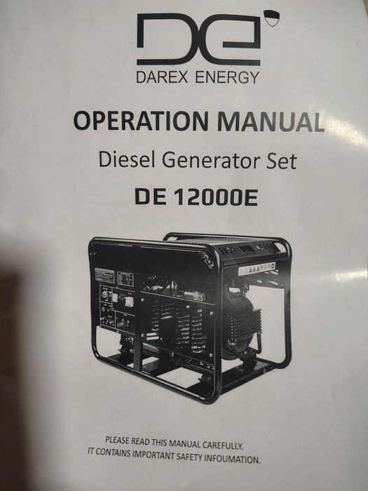 Генератор  Darex Energy 12000E