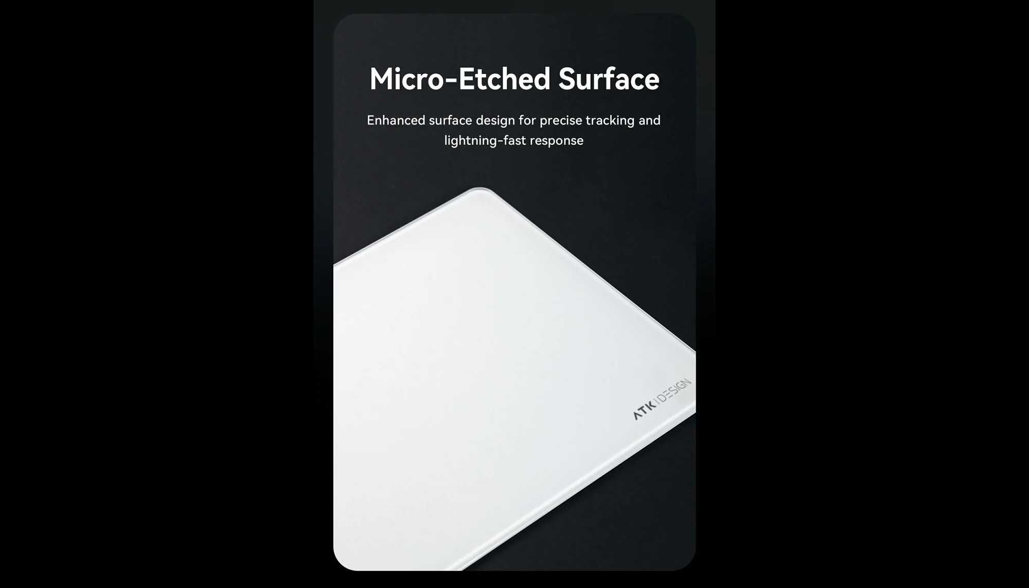 ATK Micro-Etched Tempered Glass Gaming Mousepad скло ігрова поверхня