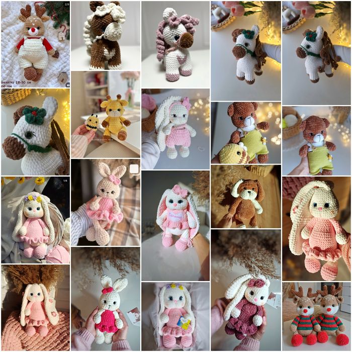 сніговик, іграшки в'язані,ручна робота м'які