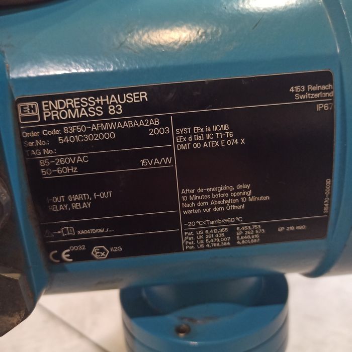 Przepływomierz masy kwasodporyny