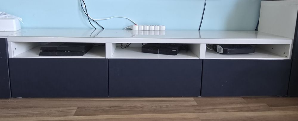 IKEA BESTA szafka komoda rtv + szyba