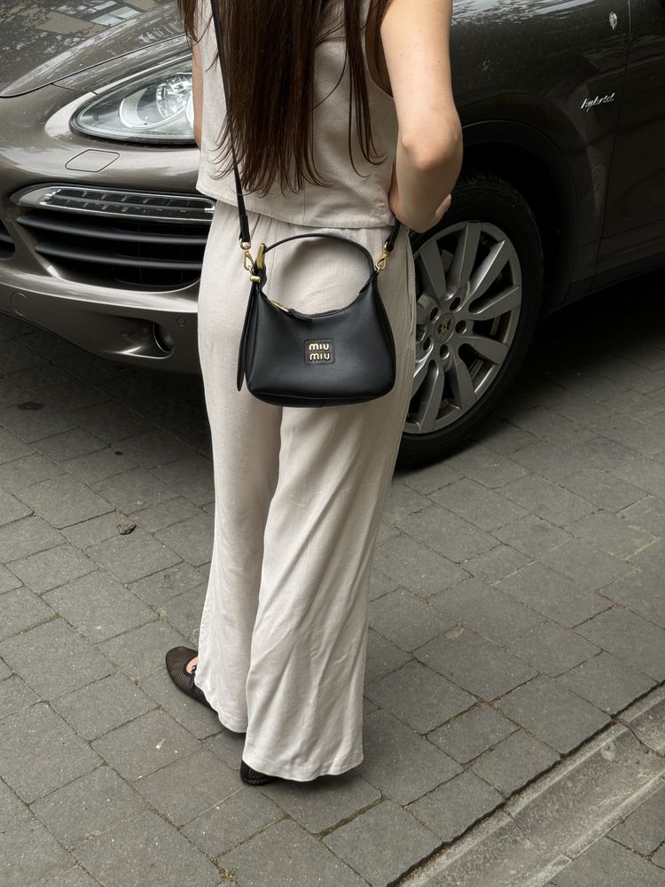 Torebka Miu Miu Leather Bag Black