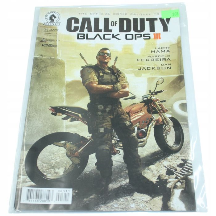 Call Of Duty Black Ops III #3 Hama Dark Horse Comics EN Komiks