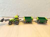 Klocki LEGO traktor przyczepy