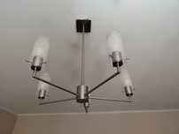 Lampa do salonu szklane klosze