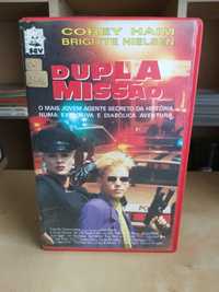 VHS Dupla Missão Corey Haim e Brigitte Nielsen The Double O KID