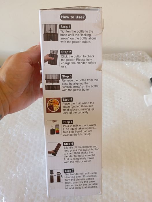 Nowy, przenośny blender Cokunst - idealny na koktajle w podróży!