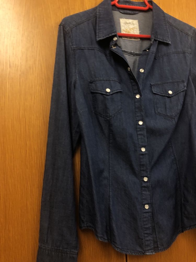 Camisa azul ganga