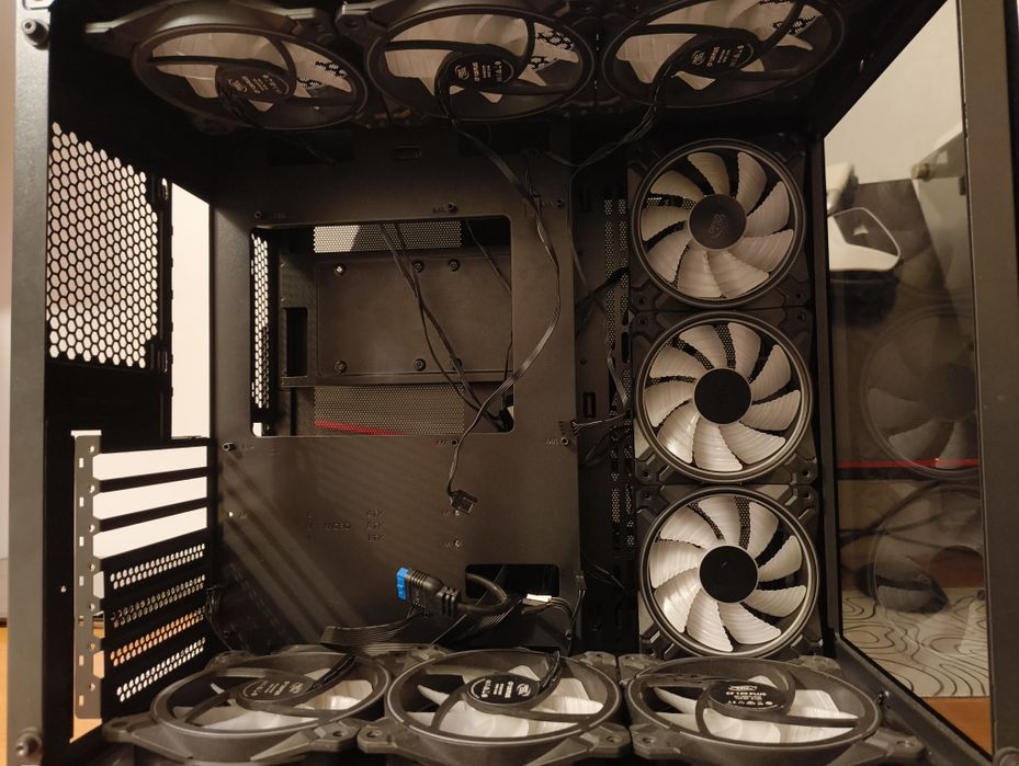 Vendo ou troco kit 9 fans / ventoinhas