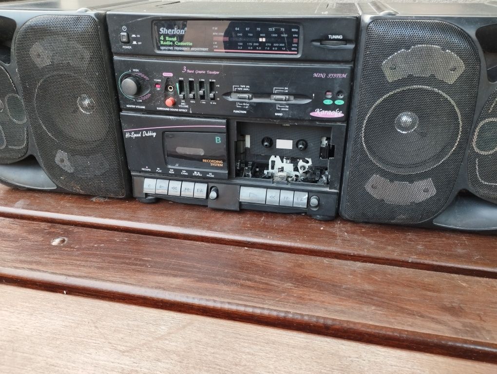 Radiomagnetofon Sherion, boombox, PRL, vintage