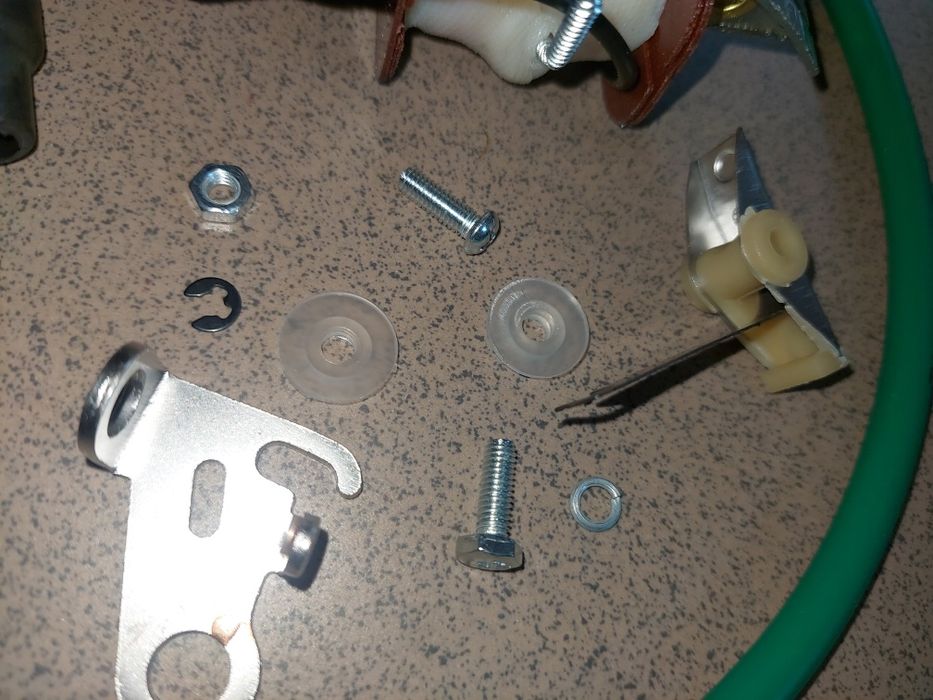 Nowy zestaw naprawczy iskownika zaplonu silnika wsk 125 cewka platynki