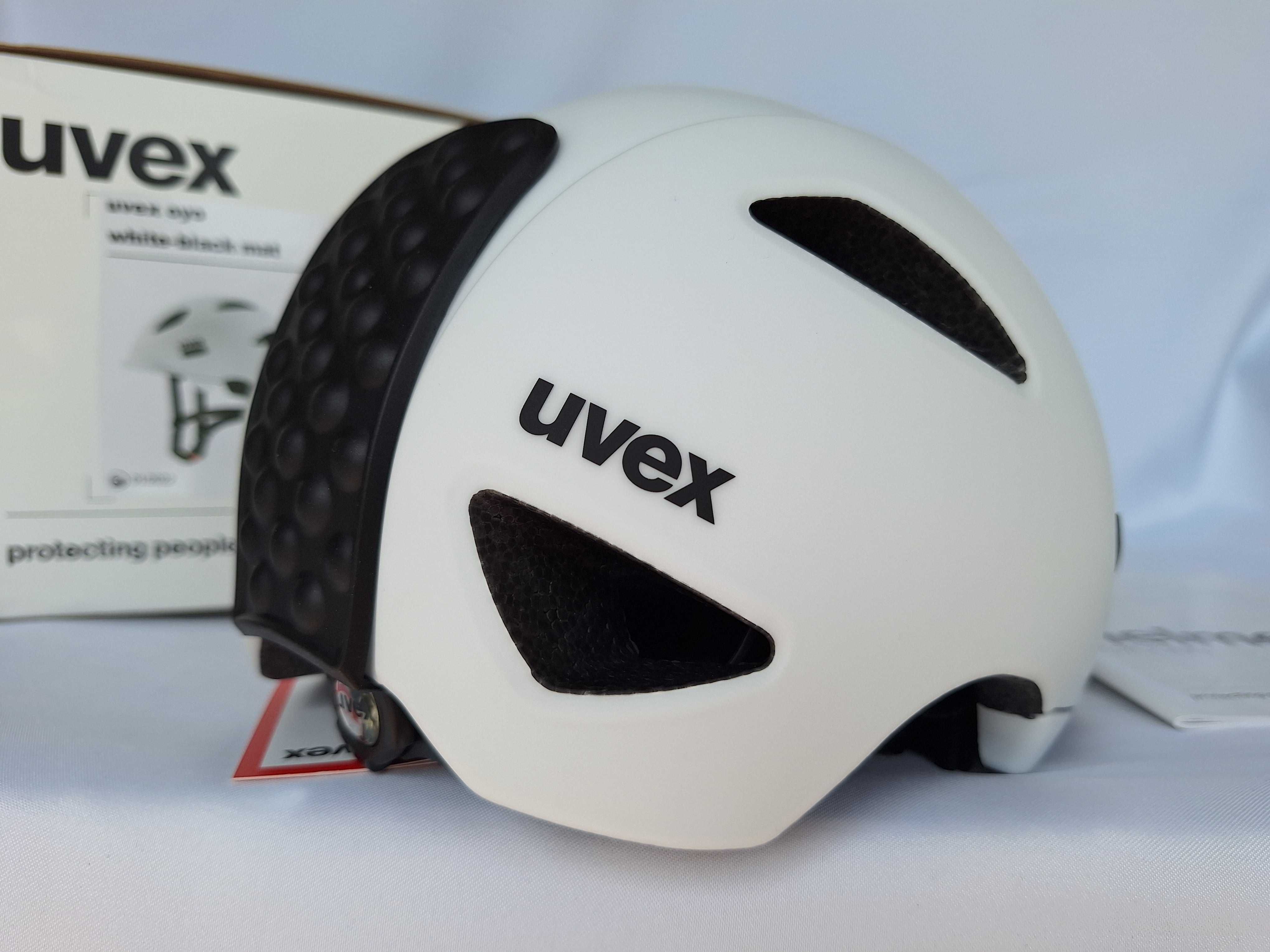 Kask rowerowy dziecięcy Uvex Oyo White Black Matt XS 45-50cm