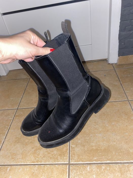 Solidne buty na jesień z grubą podeszwą