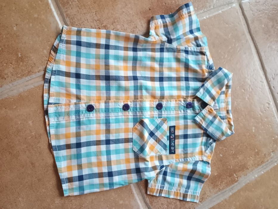 Koszula 68 baby 5-10-15 kratka elegancka