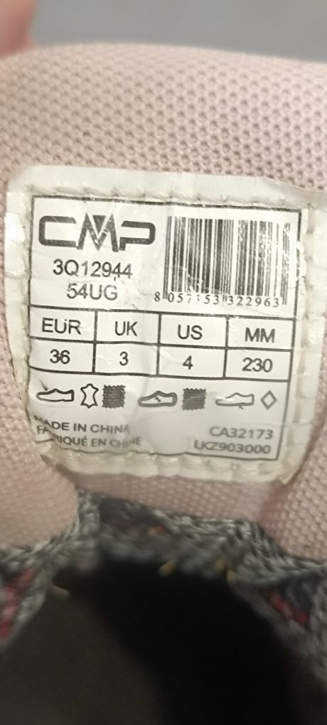 Термо черевики CMP WATERPROOF, 36 р., 23-23,5 см.