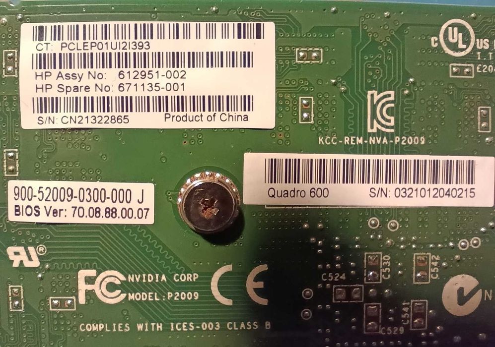 Nvidia Quadro 600 DDR3