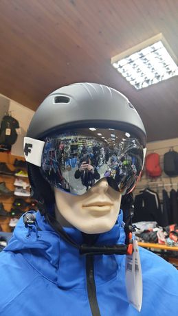 Kask narciarski 4F S/M , L/XL ( czarny, ciemny granat )