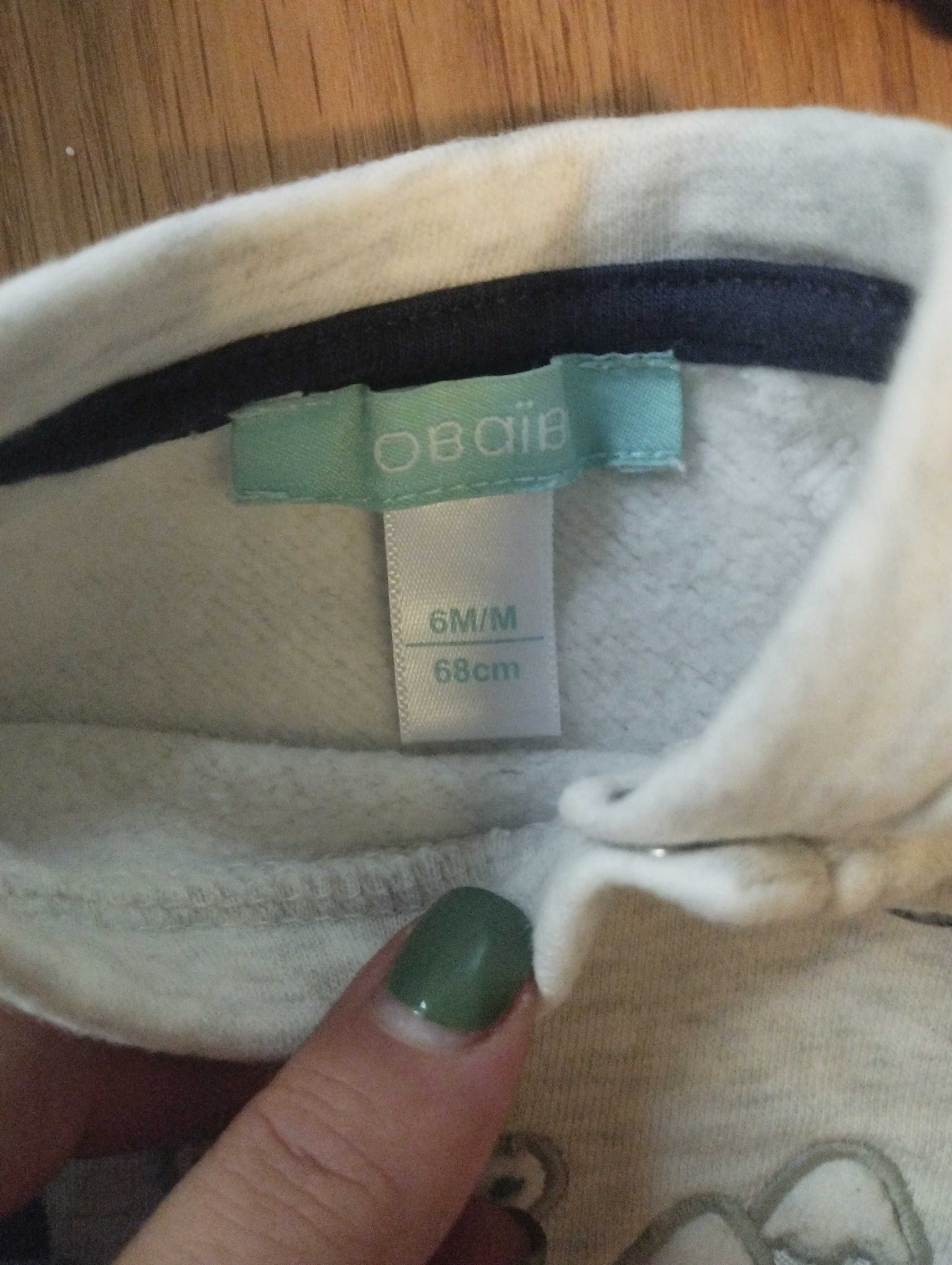 Bluza ObAibi 2szt. rozmiar 68