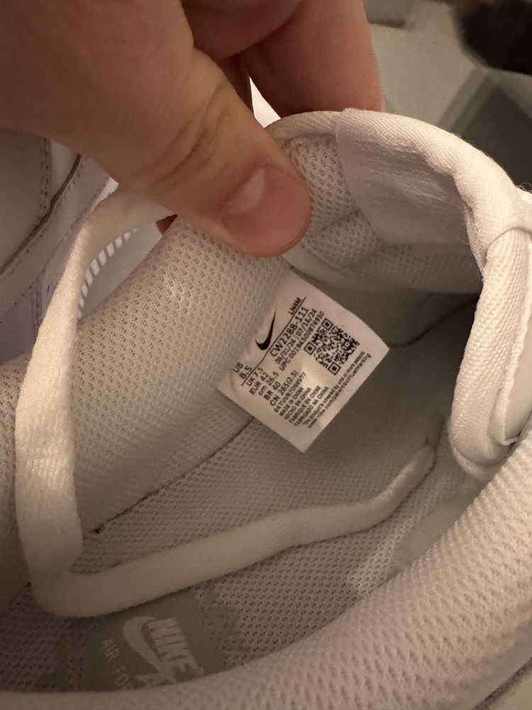Nike Air force 1 ‘07 white original /білі форси оригінал 42 42,5 43 44
