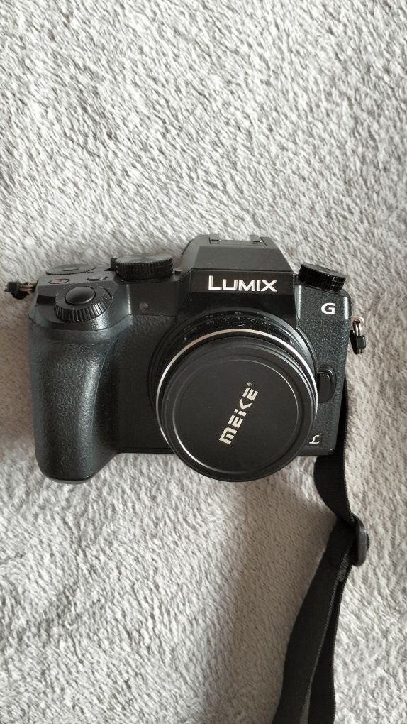 Aparat Lumix g7 + obiektyw manulany