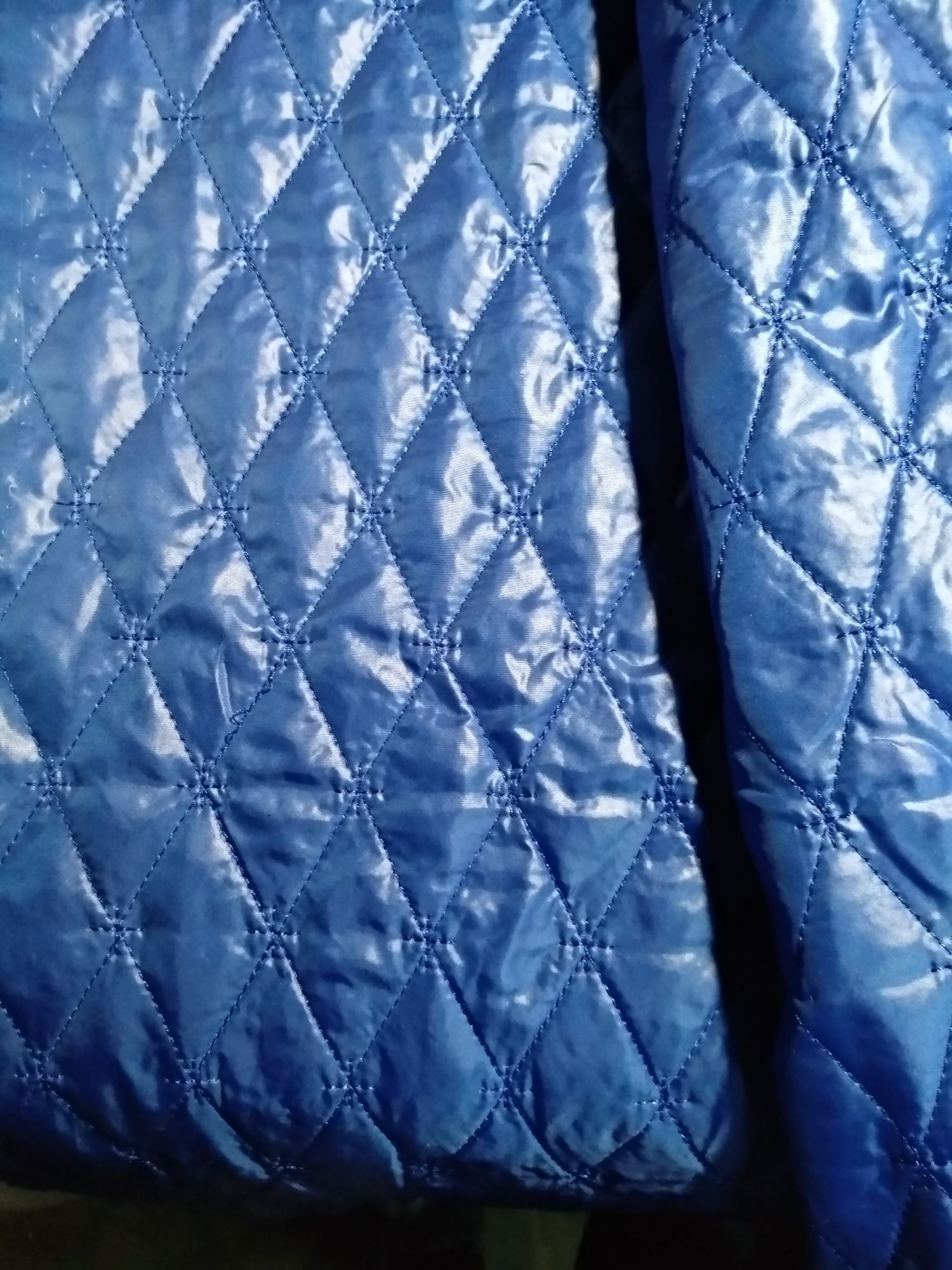 Ткань курточная, стёганая на синтепоне, отрез 70см.×150см.
